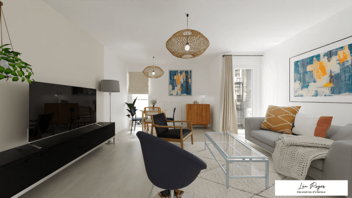 Aménagement et décoration d’un appartement de 84 m², Angers