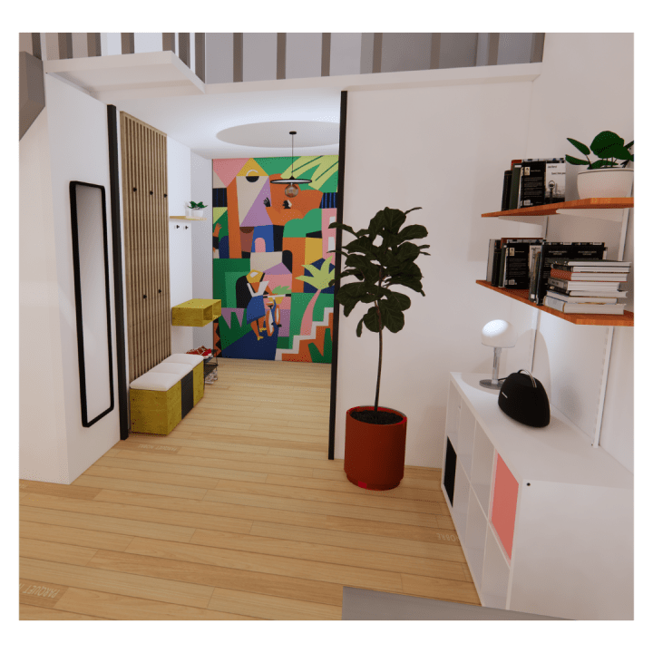Décoration d’un appartement de 80 m², Angers