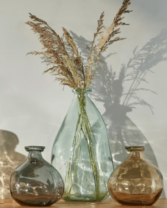 Vase en verre idée deco léa royer décoratrice