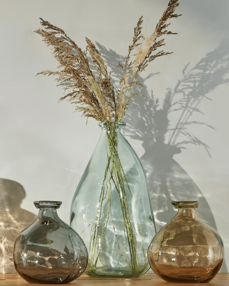 Vase en verre idée deco léa royer décoratrice